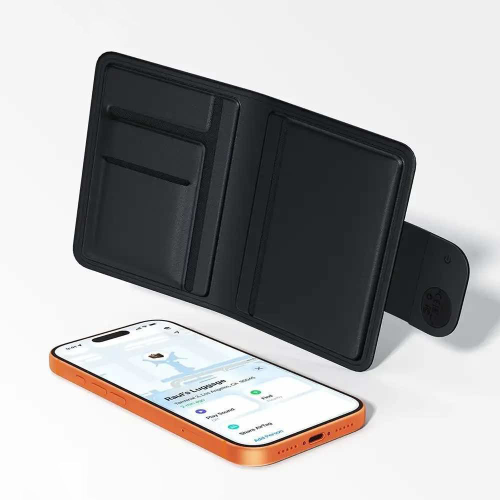 Acefast SmartTag Passport S6 för iOS-serien, Svart