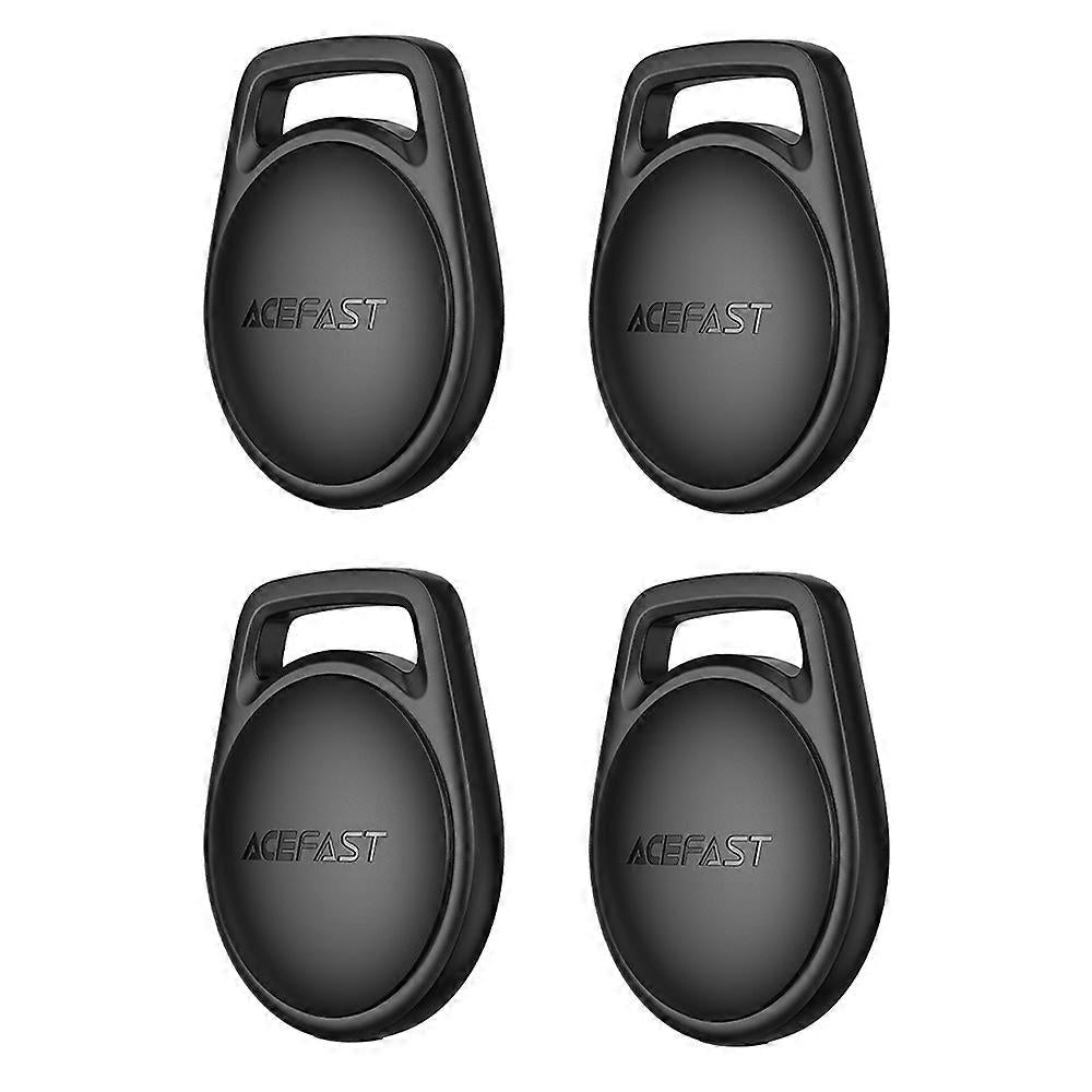 Acefast SmartTag S2 för iOS-serien, Set om 4 stycken, Svart