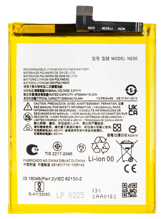 Batteri för Motorola Moto G72 / G52 / G82, NE50