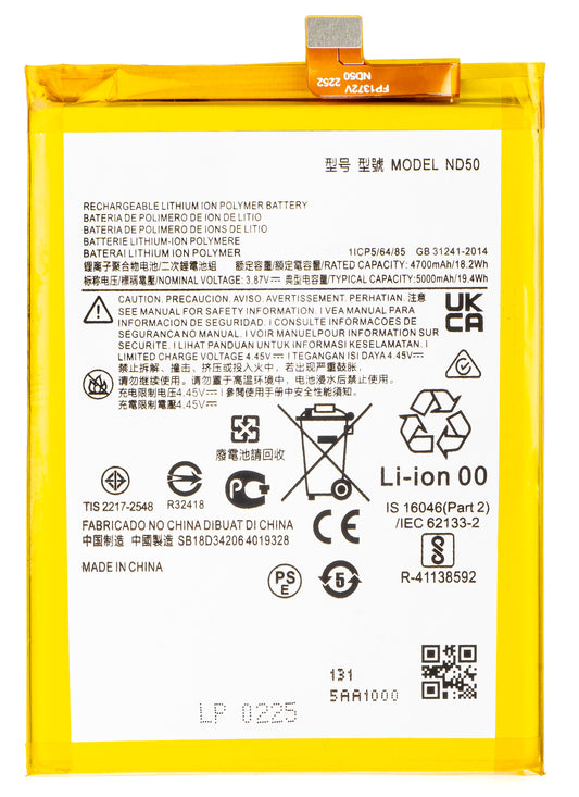 Batteri för Motorola Moto G42 / G31, ND50