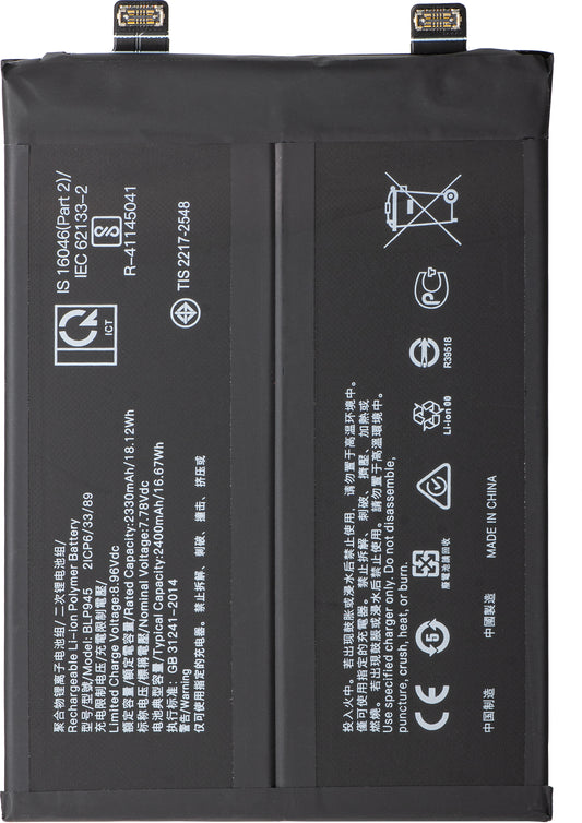 Batteri för OnePlus 10T / Ace Pro, BLP945