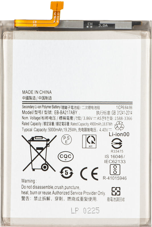 Batteri för Samsung Galaxy A13 A137 / A04s A047 / A13 A135 / A13 5G A136 / A12 Nacho A127, EB-BA217ABY