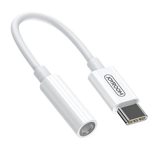 Audioadapter USB-C - 3,5 mm Joyroom SH-C1, Vit