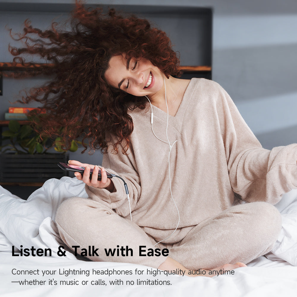 USB-C till Lightning Audioadapter McDodo CA-4870, Grå