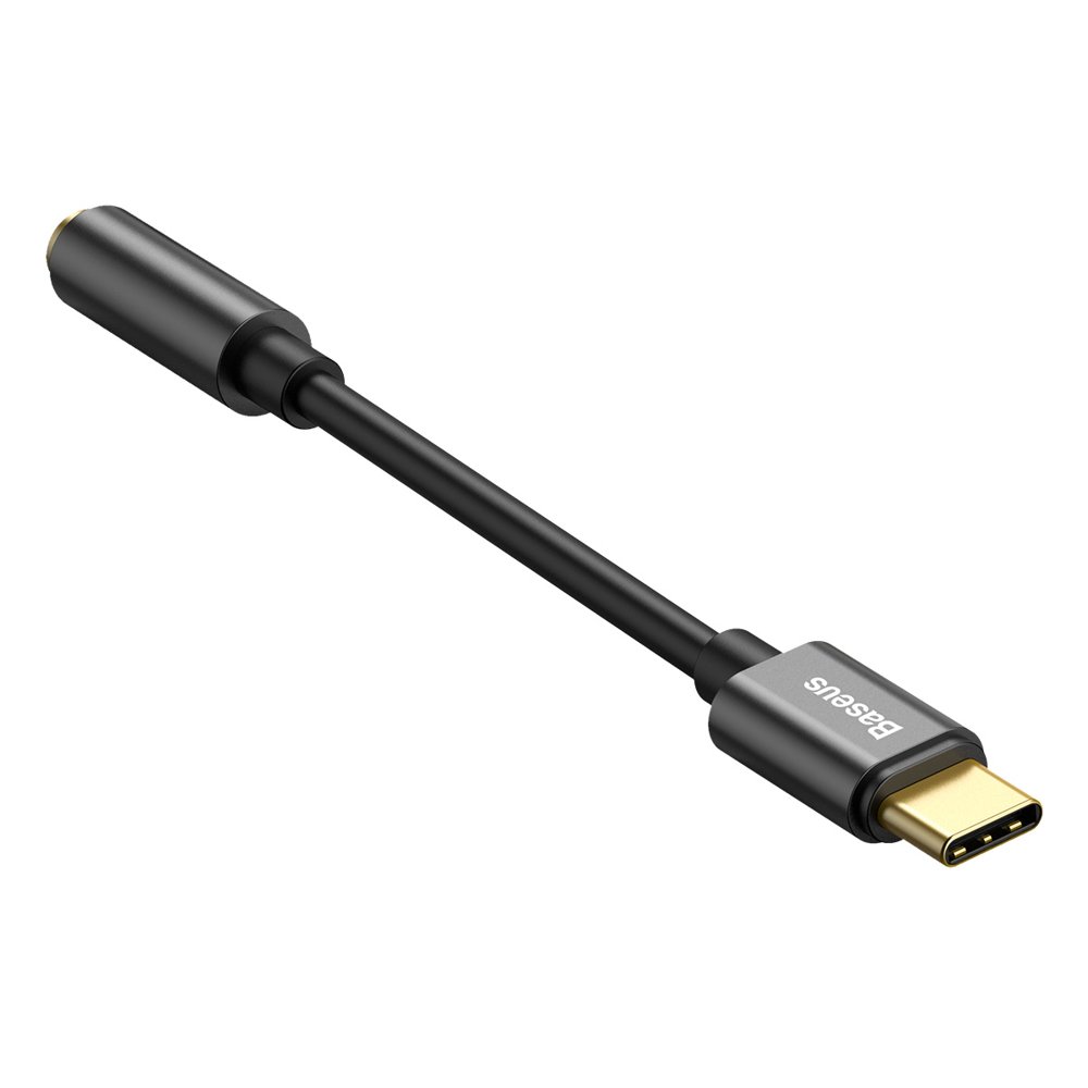Audioadapter USB-C - 3,5 mm Baseus L54, Svart CATL54-01