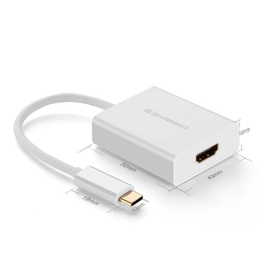 Audio- och videoadapter USB-C till HDMI UGREEN, Vit