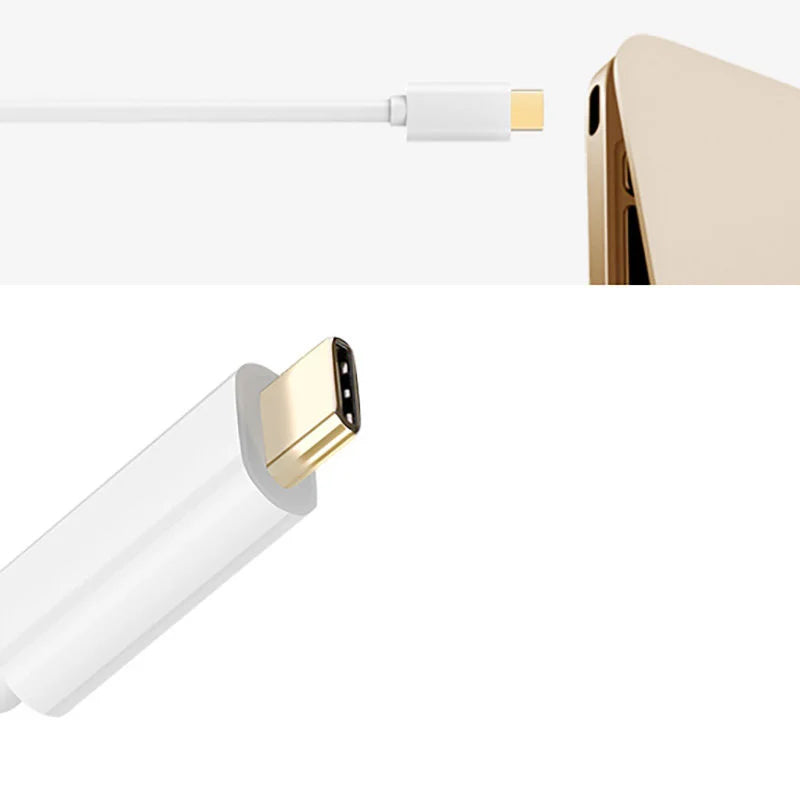 Audio- och videoadapter USB-C till HDMI UGREEN, Vit