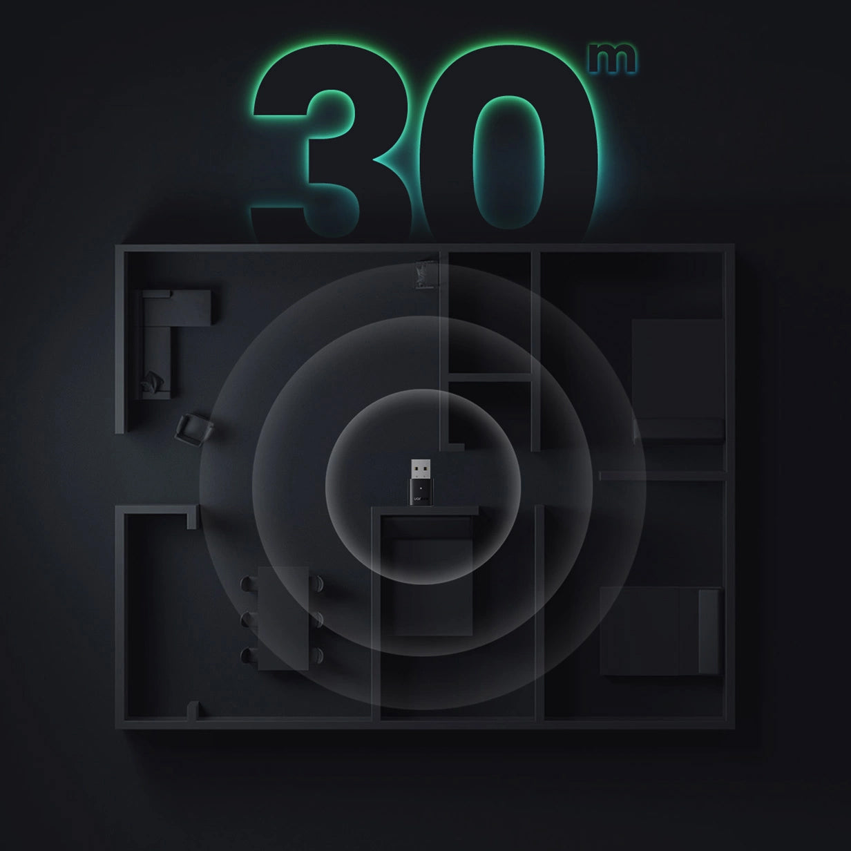 Bluetooth USB-adapter UGREEN CM390, svart