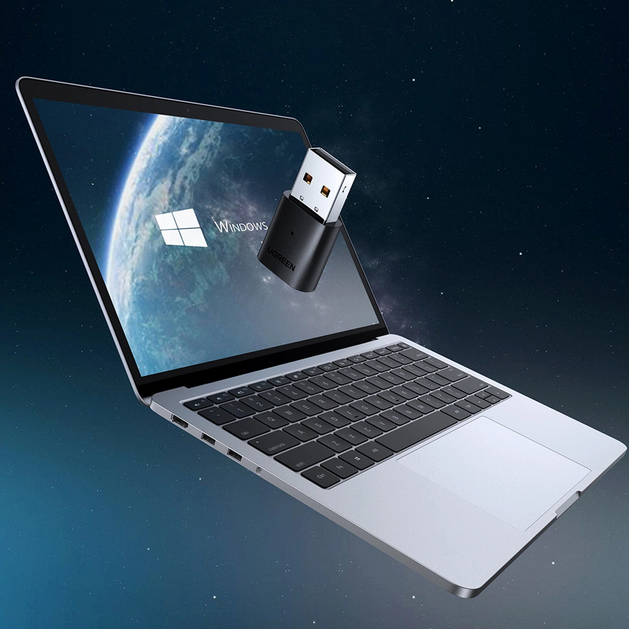 Bluetooth USB-adapter UGREEN CM390, svart