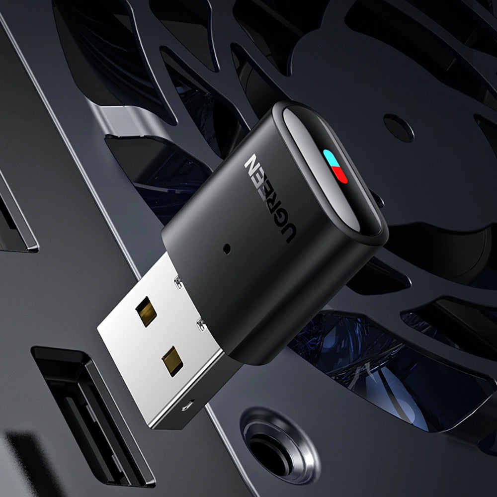 Bluetooth USB-adapter UGREEN CM408, svart
