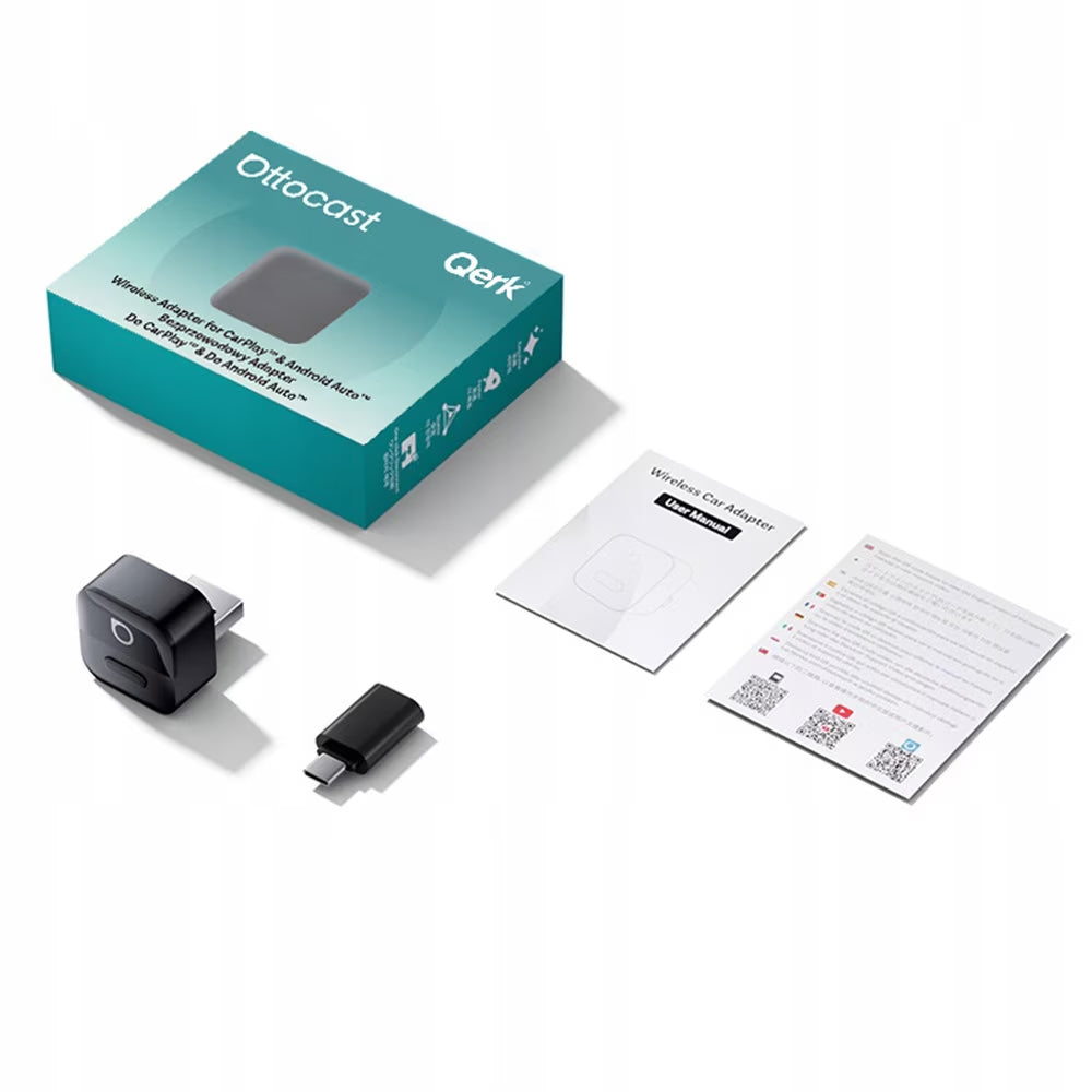 Trådlös Carplay / Android Auto-adapter Ottocast Mini Pico Style A för Apple iPhone / Android Series CA525-T