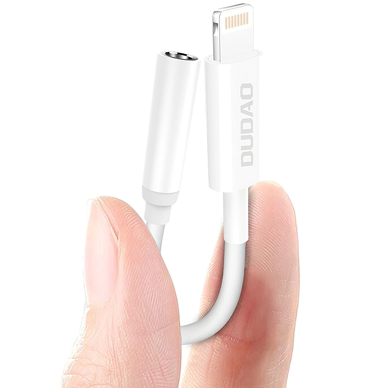 Audioadapter Lightning - 3.5mm Dudao L16i, Vit