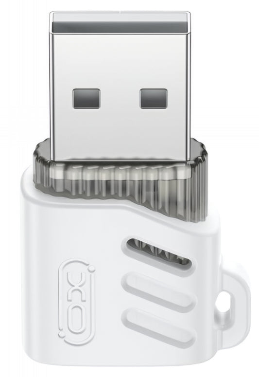 USB-C till USB-A Data- och Laddningsadapter XO Design NB256D, Vit