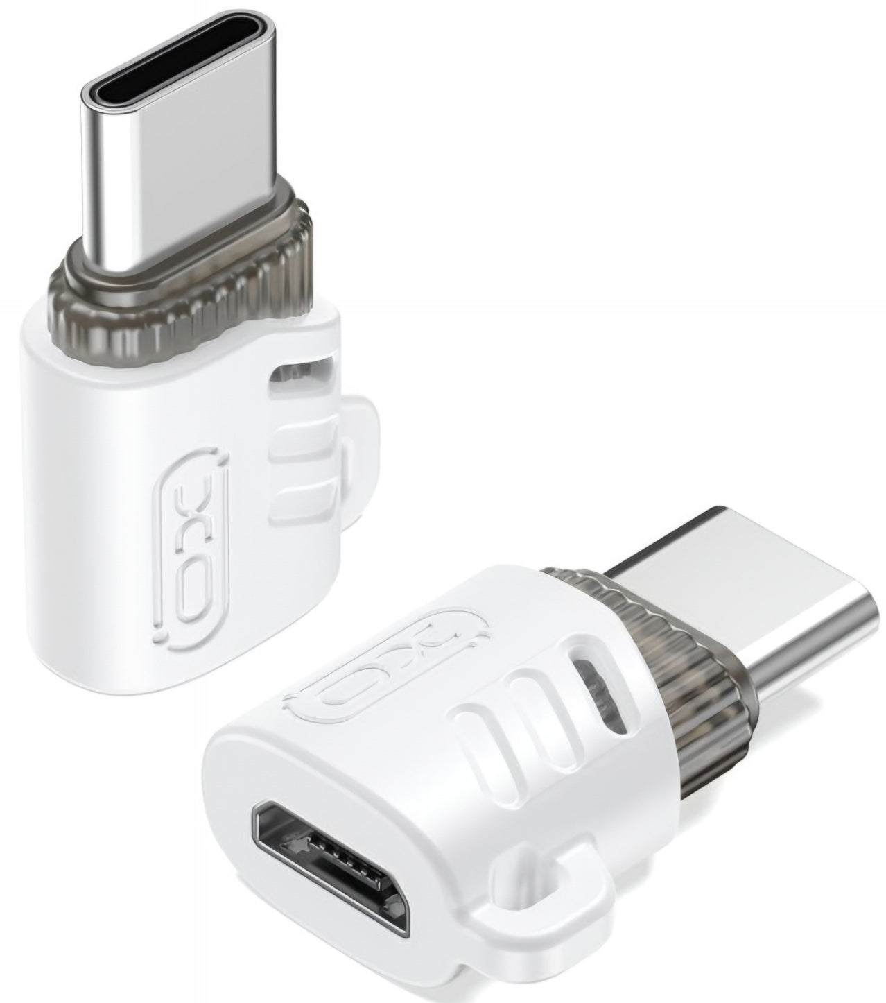 Data- och laddningsadapter microUSB - USB-C XO Design NB256G, Vit