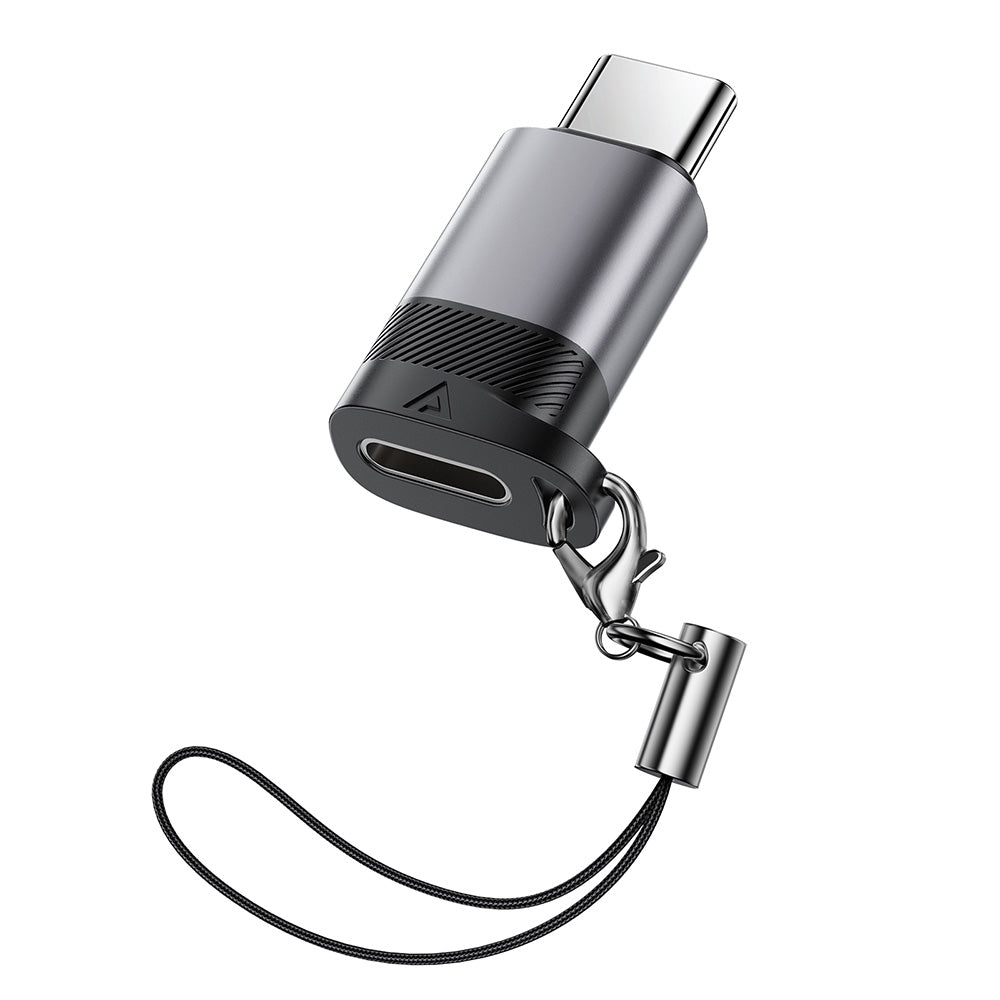 Data- och laddningsadapter Lightning - USB-C Acefast J19, Grå