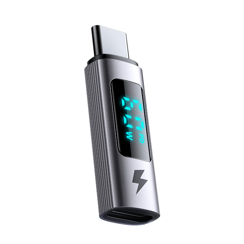 Adapter för data och laddning Lightning - USB-C McDodo OT-5990 Wales Display, Svart