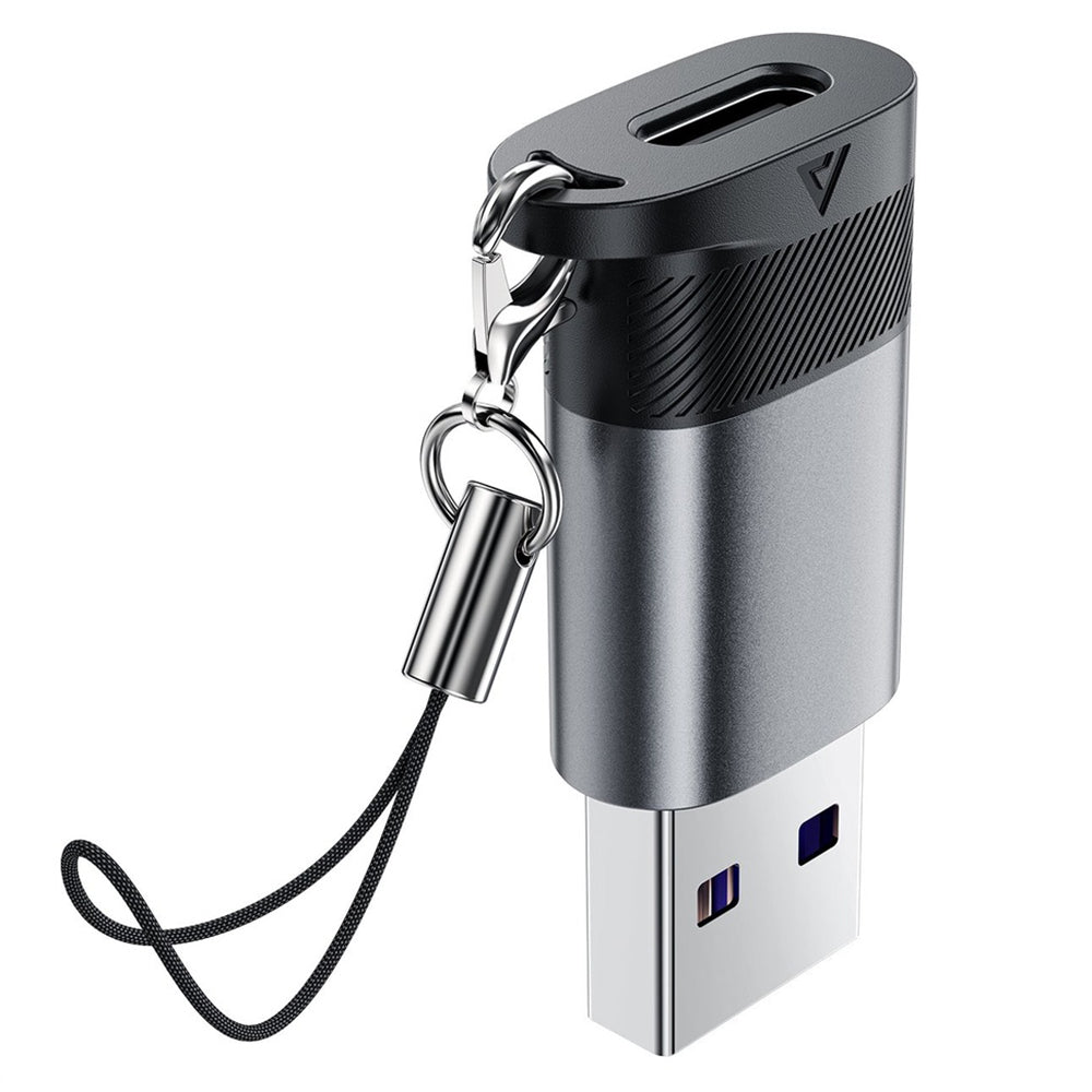 USB-C till USB-A Adapter och Laddare Acefast J8, Grå
