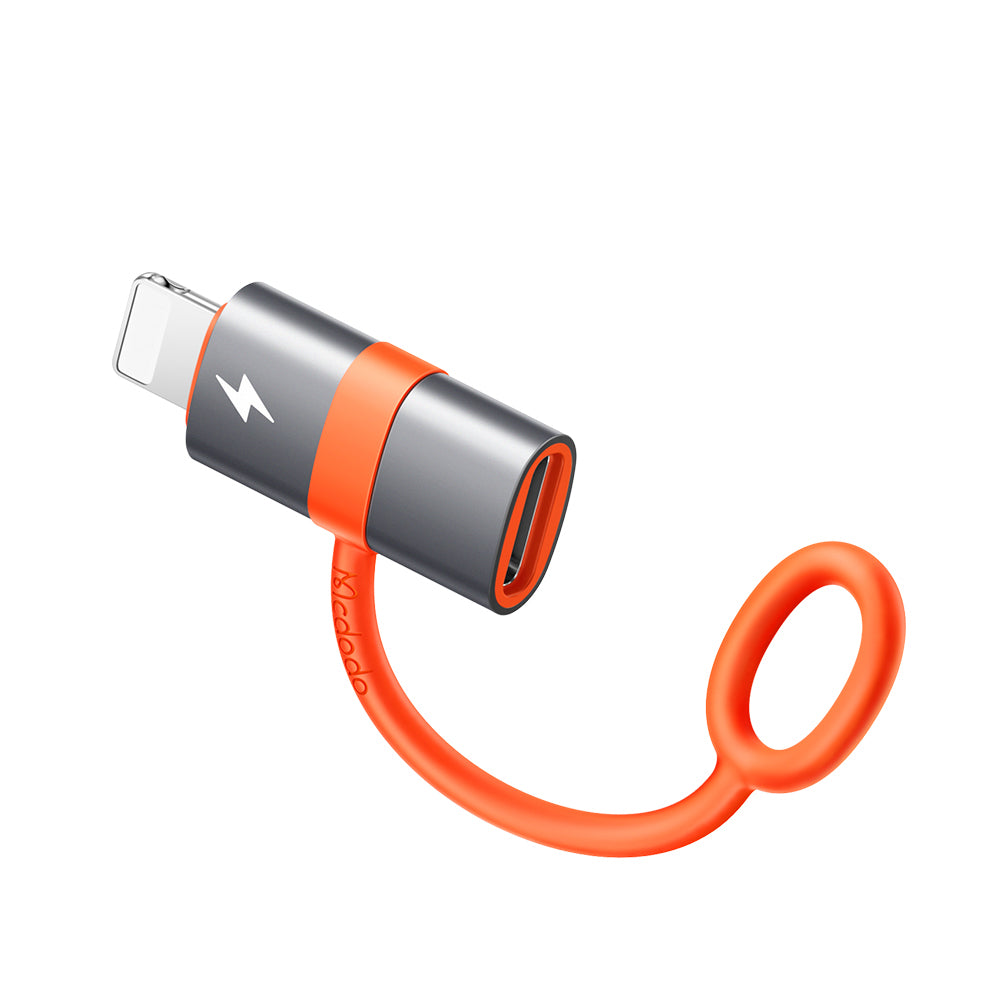 Adapter för data och laddning USB-C - Lightning McDodo OT-0510, Grå