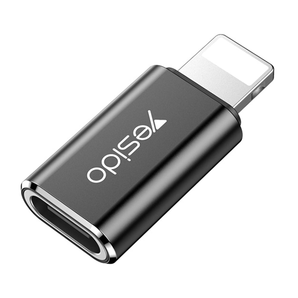 USB-C to Lightning Data and Charging Adapter Yesido GS03, Black