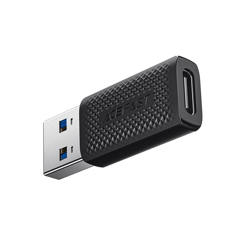 USB-C till USB-A Adapter och Laddare Acefast J2, Svart