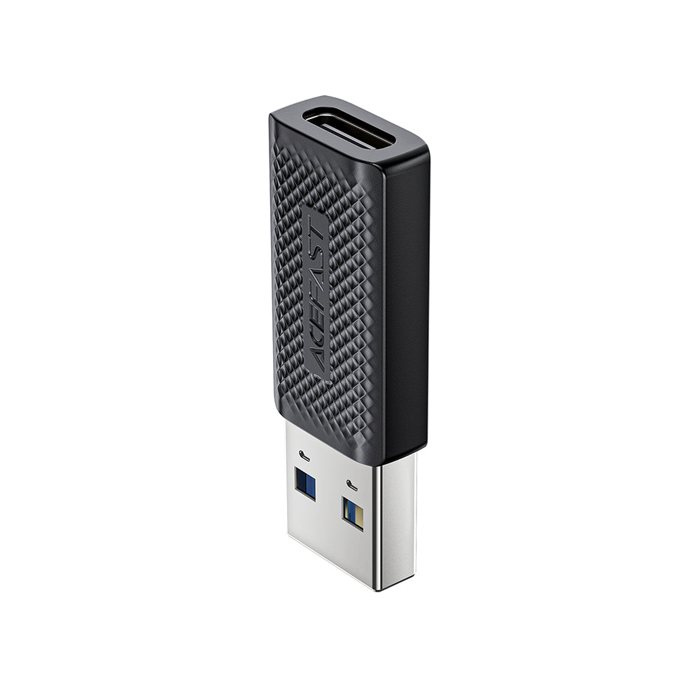 USB-C till USB-A Adapter och Laddare Acefast J2, Svart