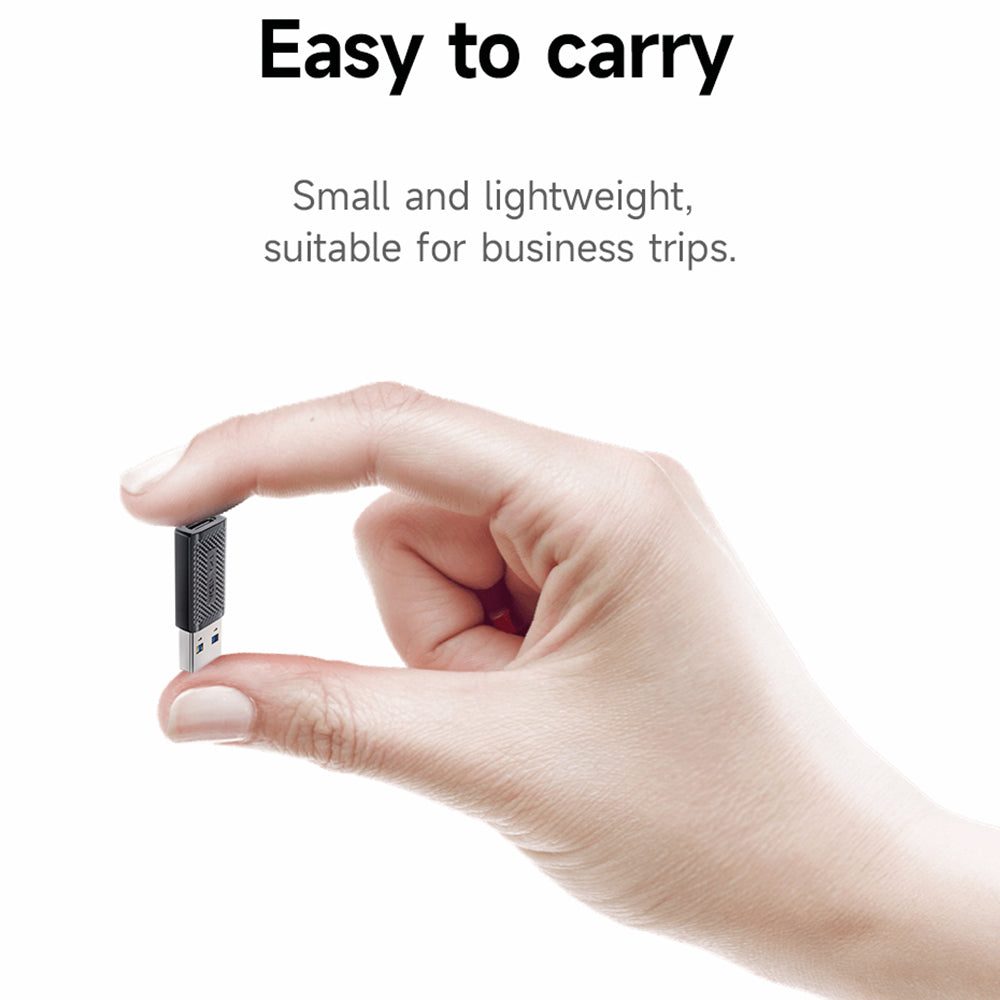 USB-C till USB-A Adapter och Laddare Acefast J2, Svart