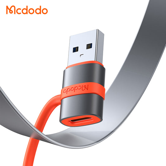 Adapter för data och laddning USB-C - USB-A McDodo OT-3800, Grå