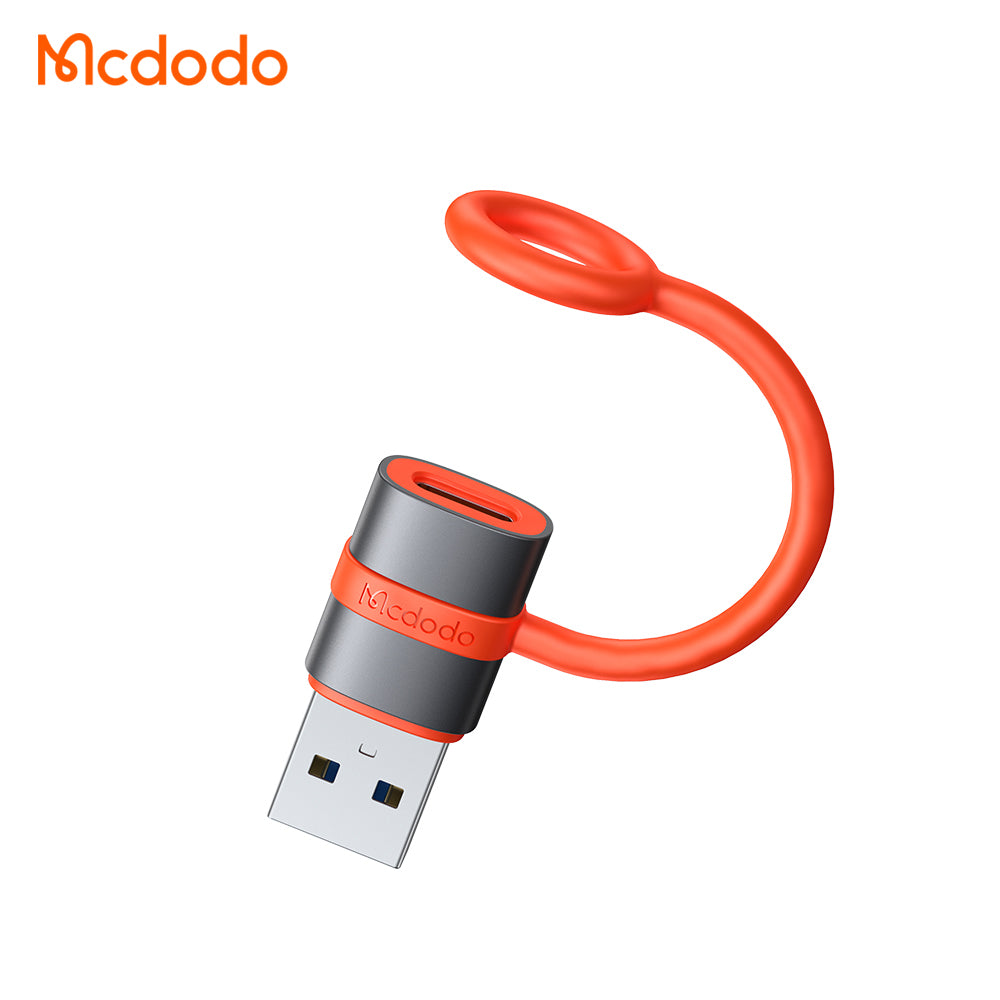 Adapter för data och laddning USB-C - USB-A McDodo OT-3800, Grå
