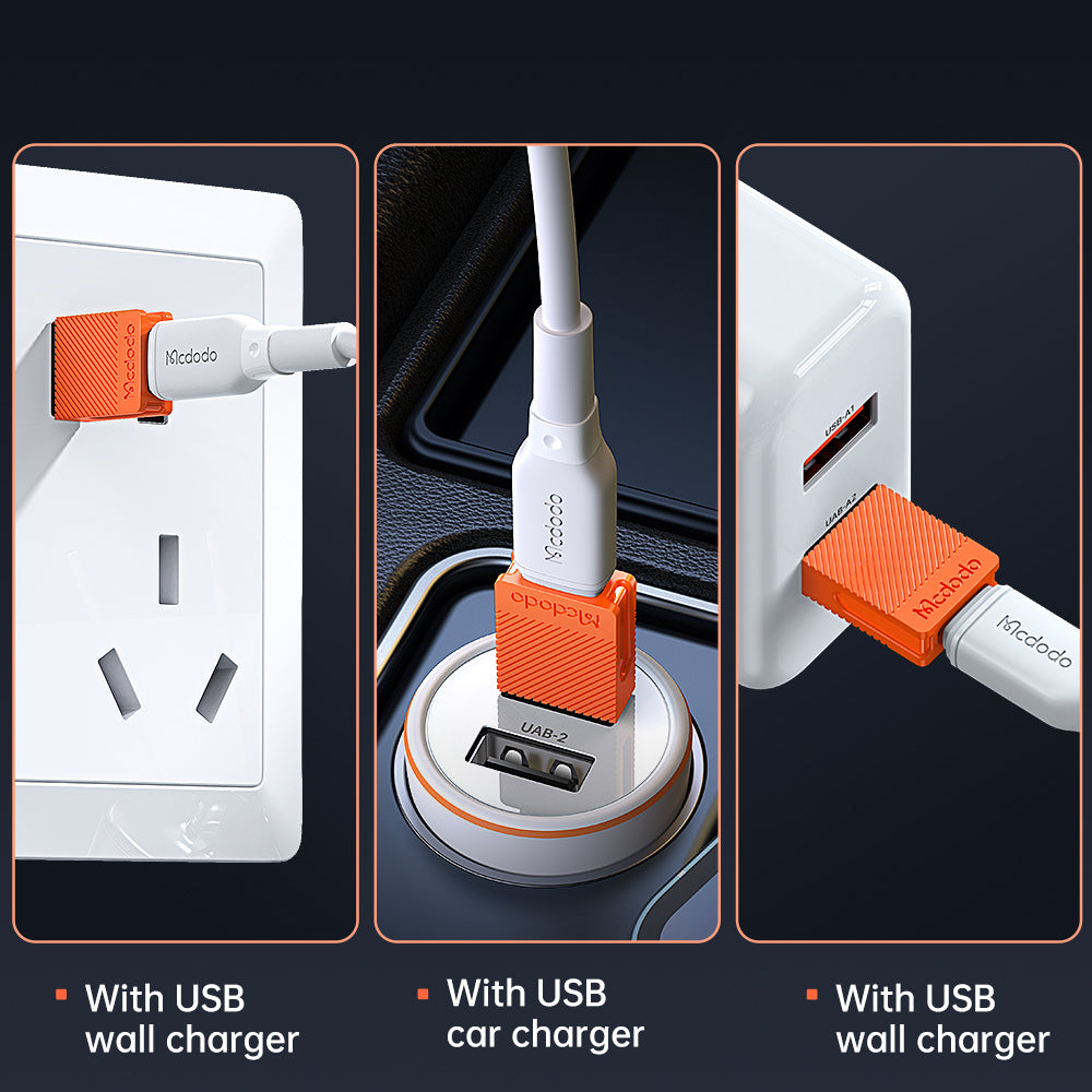 USB-C till USB-A Adapter och Laddare McDodo OT-6550, Orange