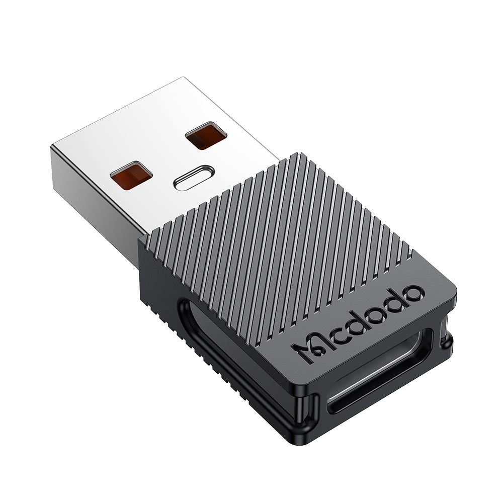 Adapter för data och laddning USB-C - USB-A McDodo OT-6970, Svart