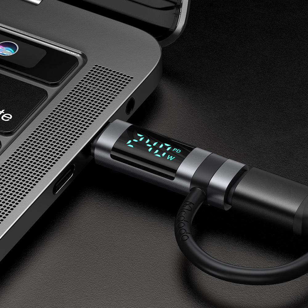 USB-C Data- och Laddningsadapter - USB-C McDodo OT-2620 Pigeon Display, Svart