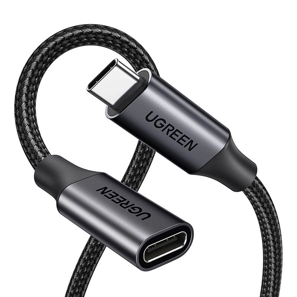 USB-C förlängningskabel UGREEN US372 (45191), 1m, Svart
