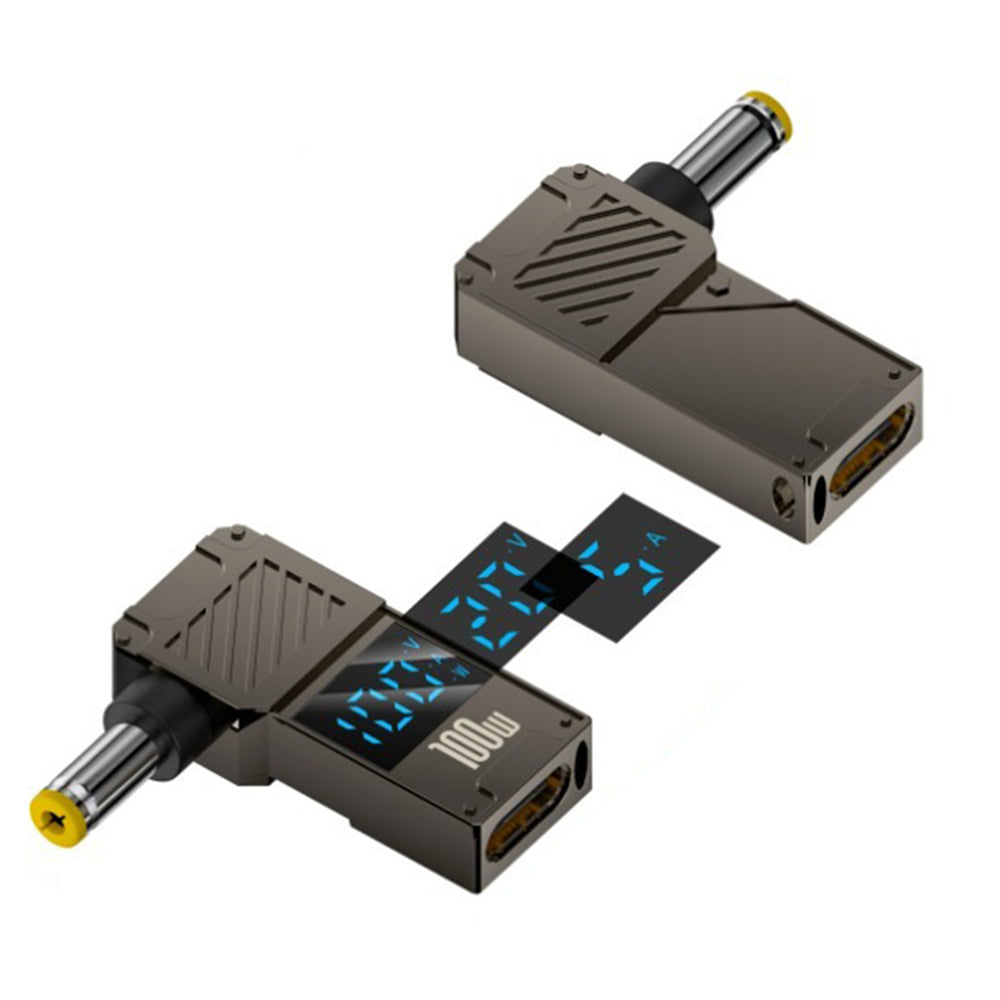 Techsuit LaptopPlugX A22 Laddningsadapter, DC - USB-C, Grå