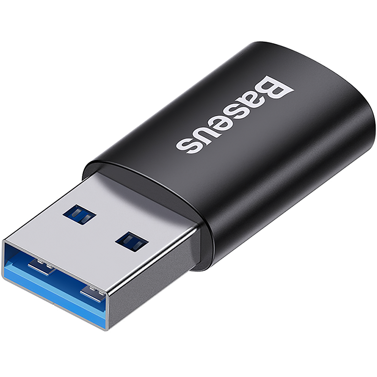 Baseus Ingenuity USB-C - USB-A USB-C laddnings- och dataadapter, svart ZJJJQ00010101