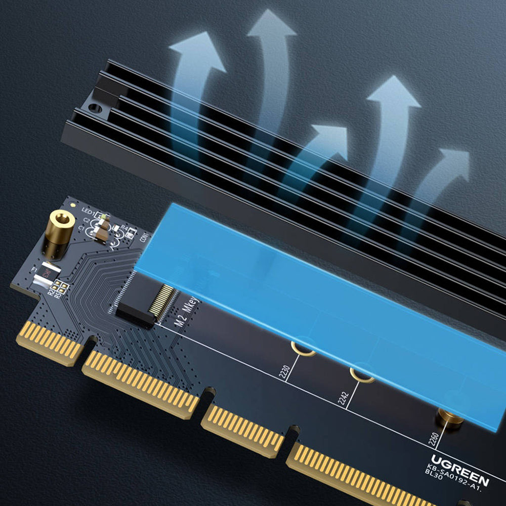 SSD-gränssnittsadaptrar UGREEN CM465 (30715), NVMe M.2 - PCIe 4.0 X4