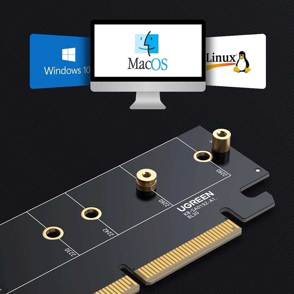 SSD-gränssnittsadaptrar UGREEN CM465 (30715), NVMe M.2 - PCIe 4.0 X4