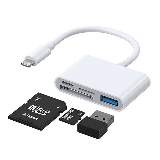 Joyroom OTG Lightning - USB-A / microSD Joyroom, vit S-H142