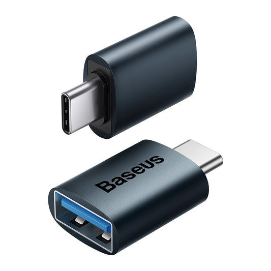 Baseus Ingenuity USB-C till USB-A OTG-adapter, blå ZJJQ000003