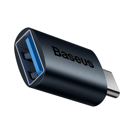Baseus Ingenuity USB-C till USB-A OTG-adapter, blå ZJJQ000003