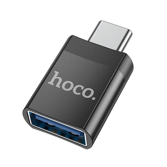 HOCO UA17 USB-C till USB-A OTG-adapter USB-C, svart