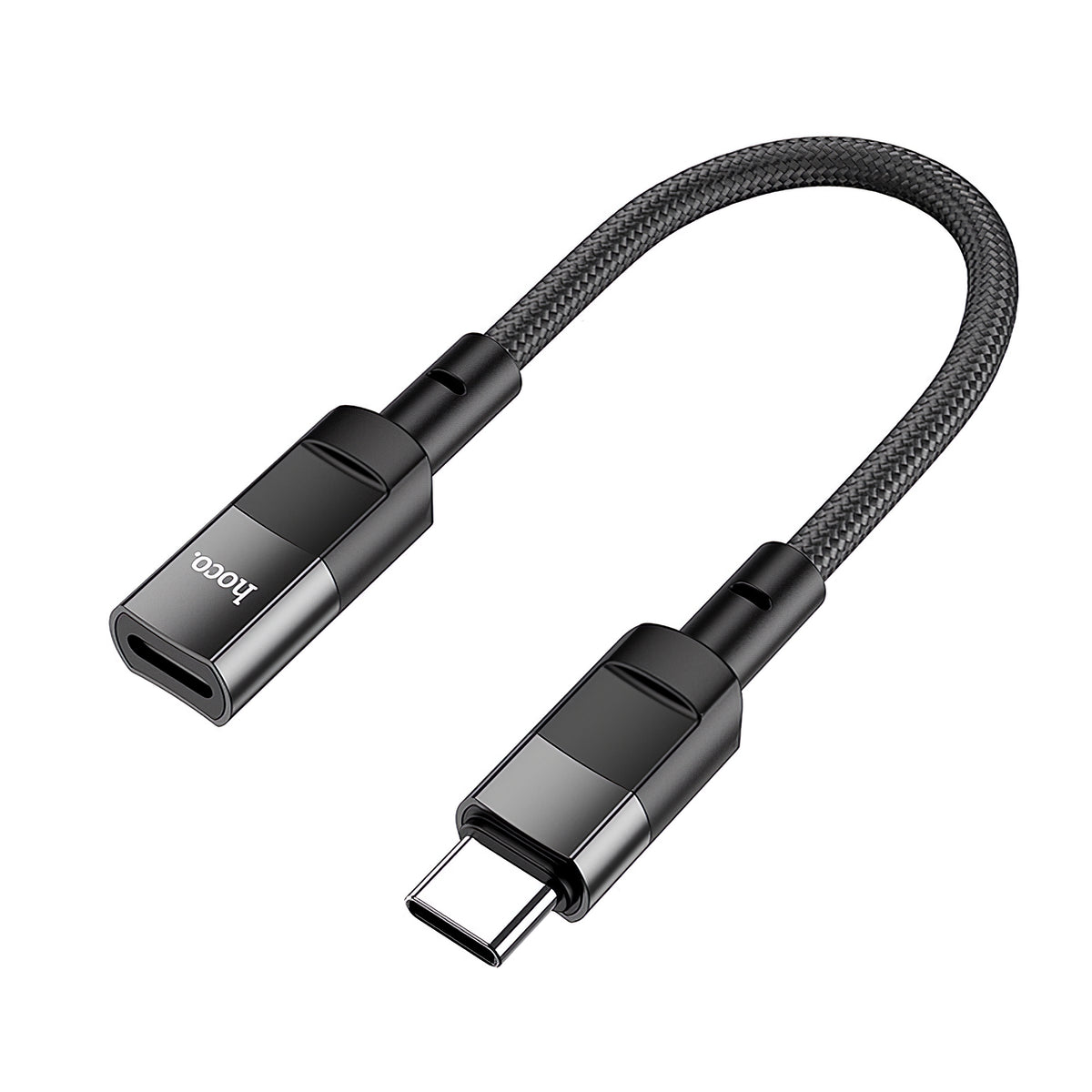 Lightning data- och laddningsadapter - USB-C HOCO U107, 0,1 m, svart