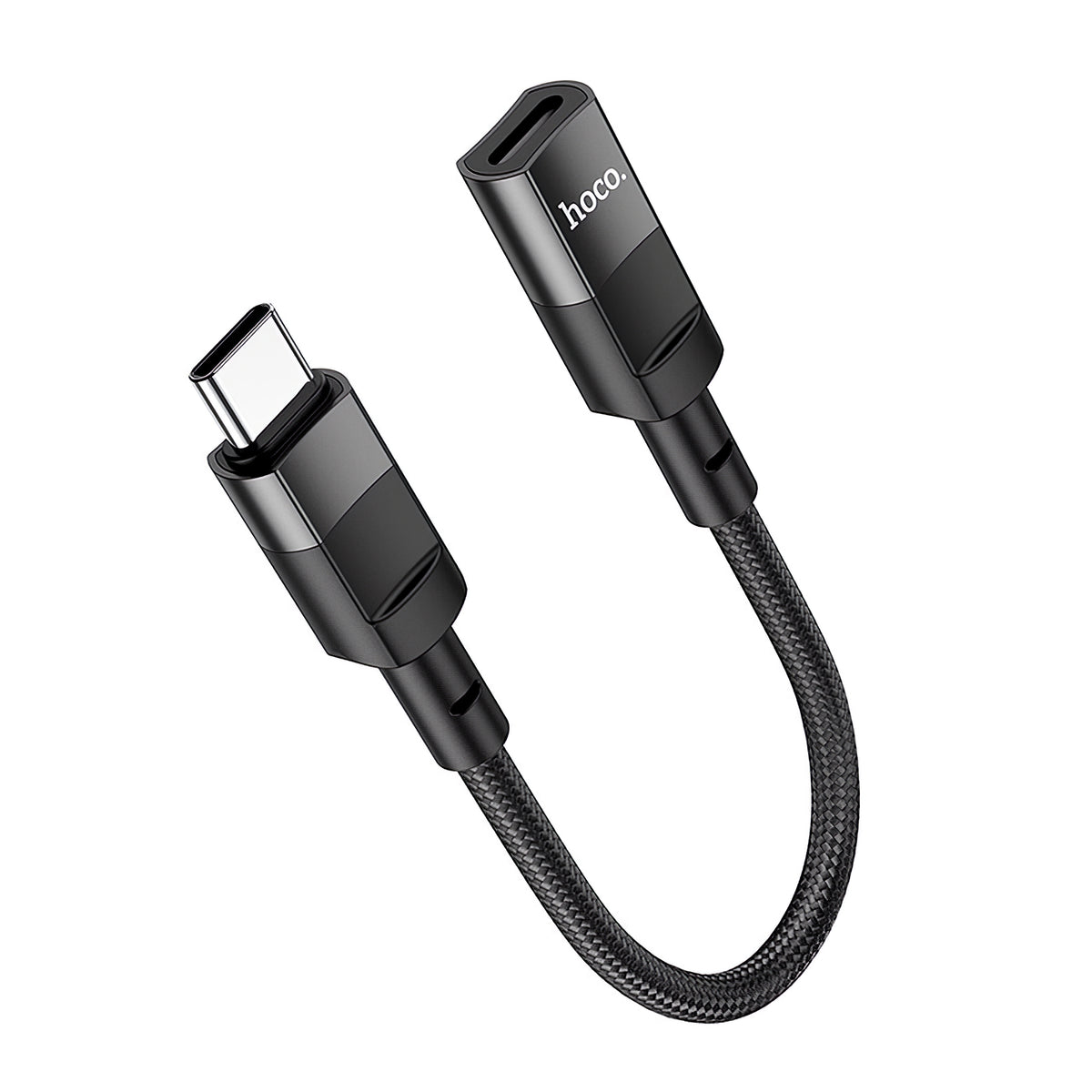 Lightning data- och laddningsadapter - USB-C HOCO U107, 0,1 m, svart