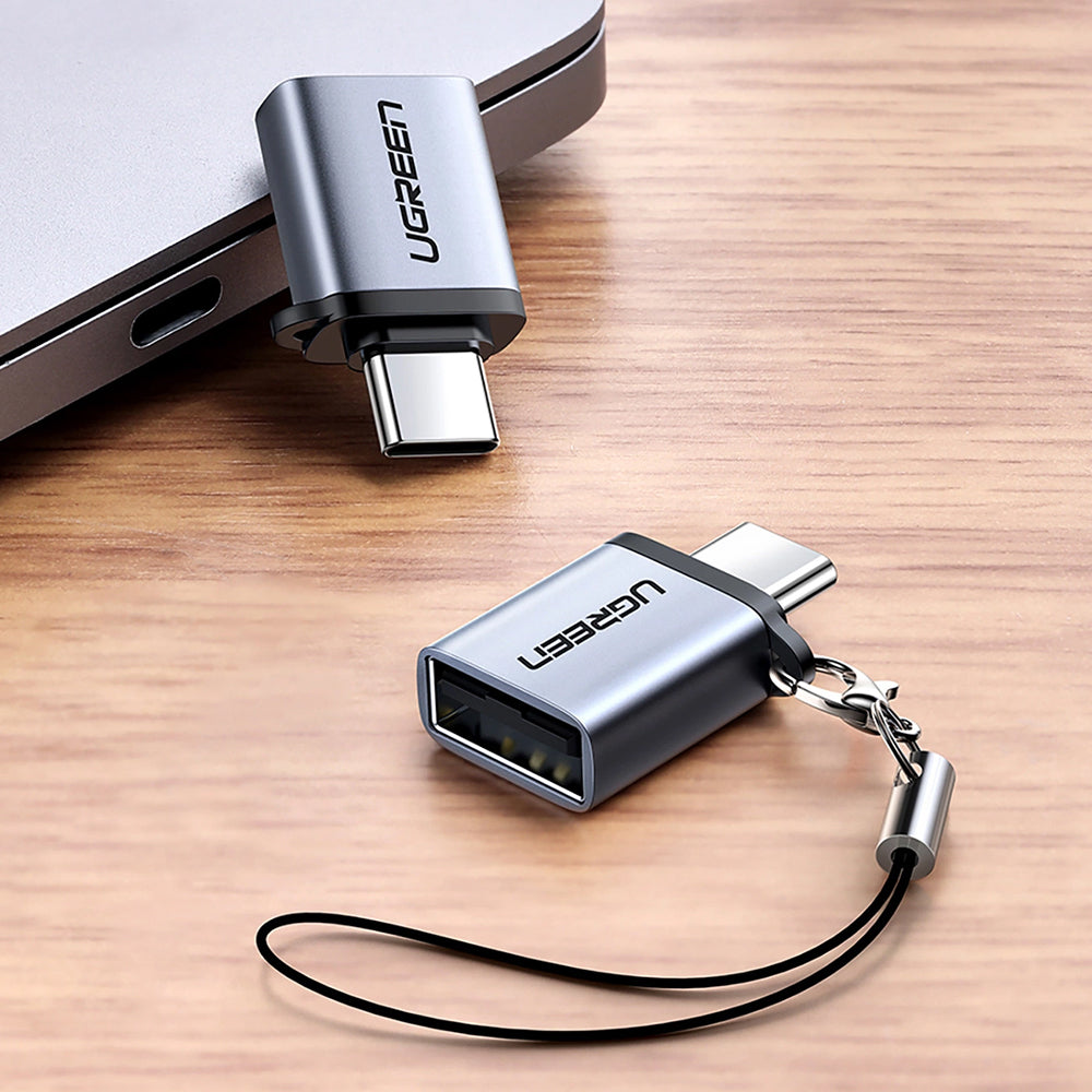 OTG-adapter USB-C - USB-A UGREEN US270 (50283), Grå