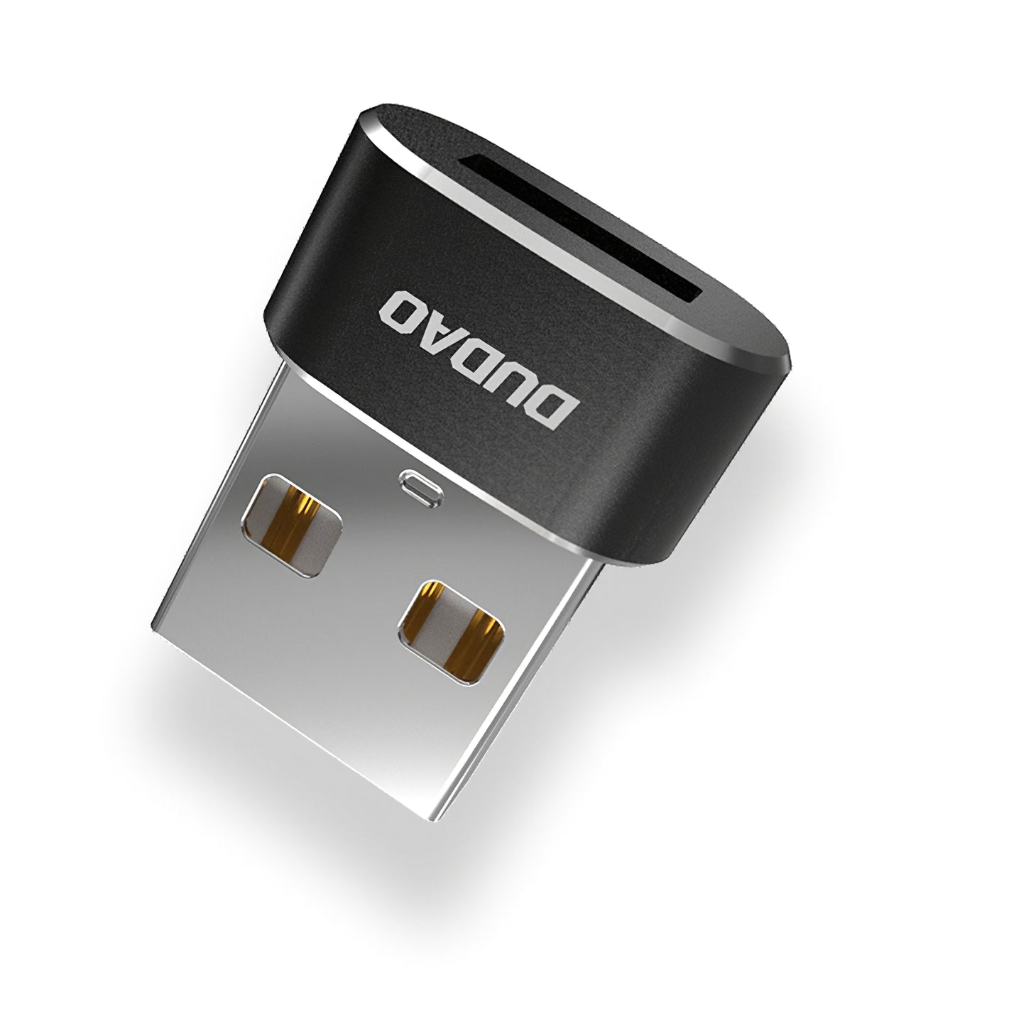 USB-C till USB-A data- och laddningsadapter Dudao L16AC, svart