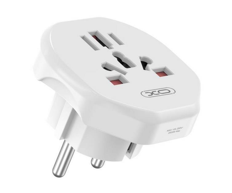 Nätverksadapter XO Design WL23 US / UK / AU / AU / FI / CN - Europa, Vit