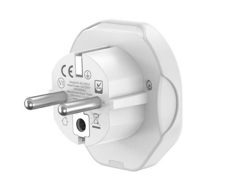 Nätverksadapter XO Design WL23 US / UK / AU / AU / FI / CN - Europa, Vit