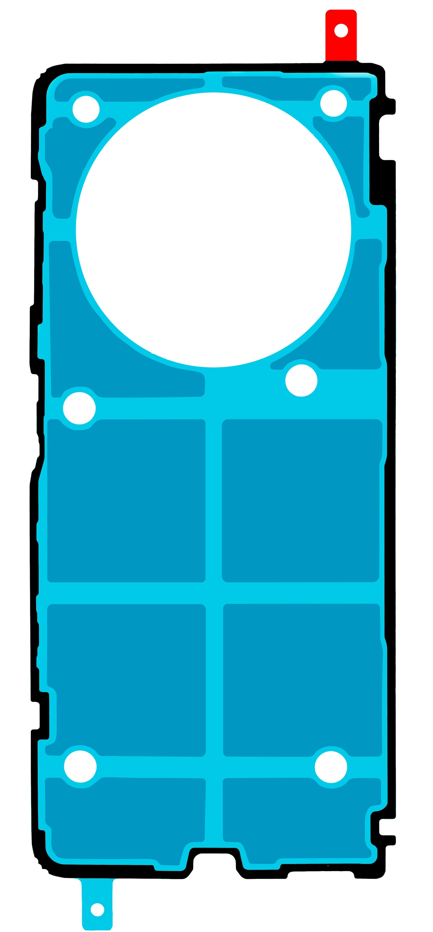 Lim för batterilucka Honor Magic V5, Service Pack 5163AFQH