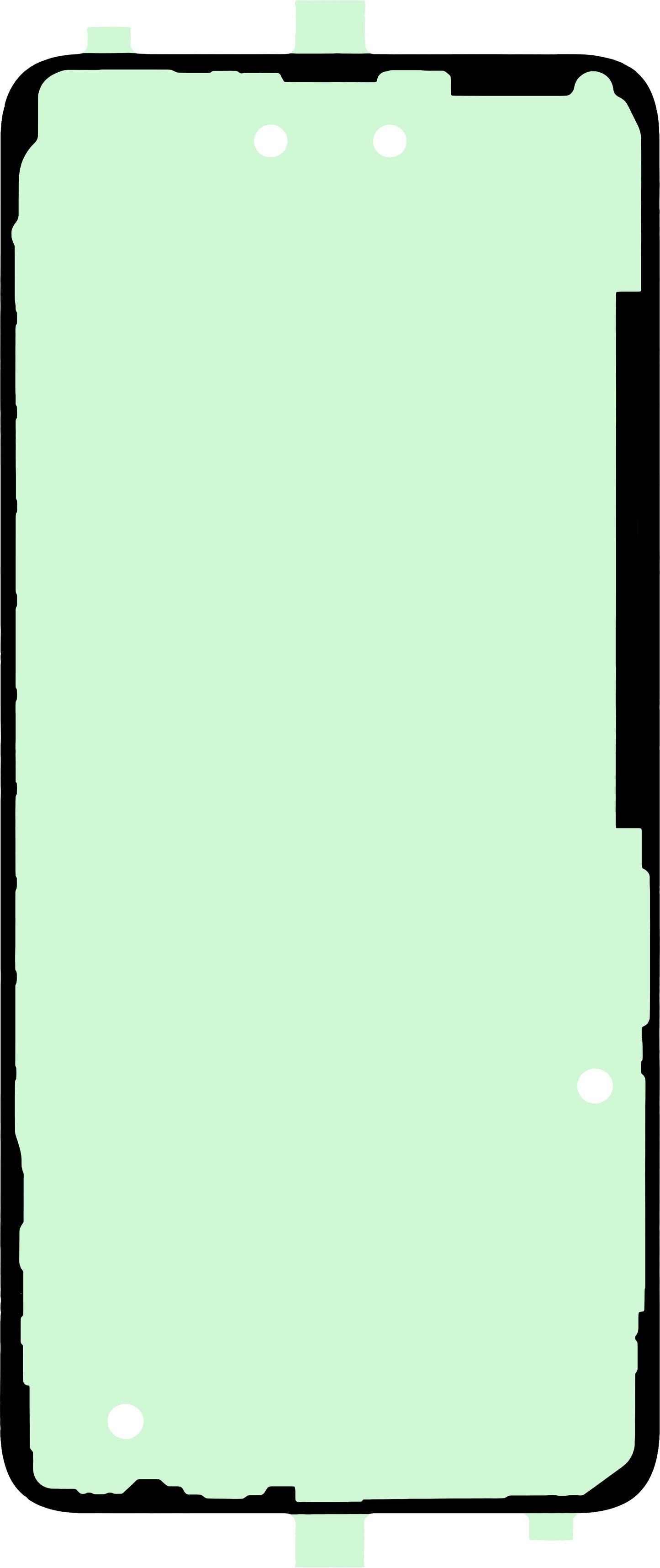 OEM Batterilocktejp, 164mm x74mm