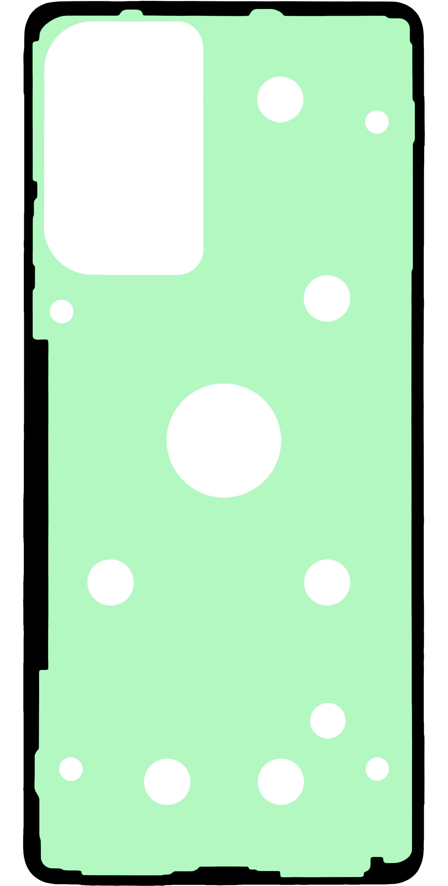 Samsung Galaxy A53 5G A536 Battery Cover Adhesive, Service Pack GH02-23641A