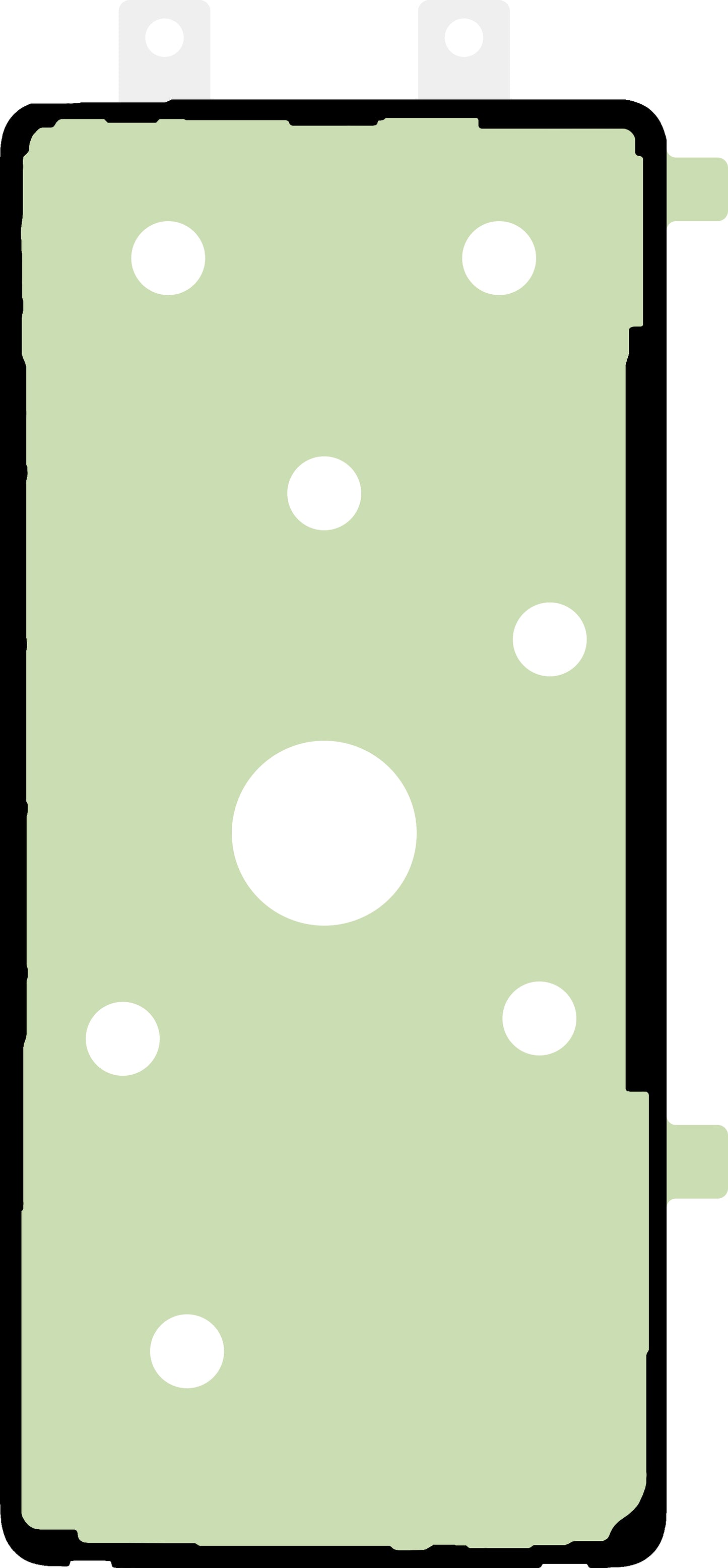 Samsung Galaxy A72 A725 / A72 5G A726 Battery Cover Adhesive, Service Pack GH02-22496A